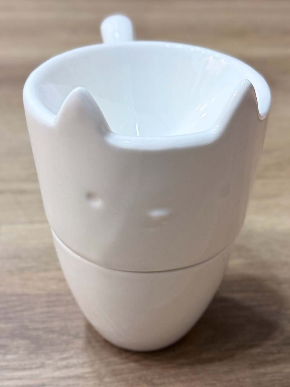 Fred Purr Over Coffee Maker White Cat Shaped Pour Over Mug